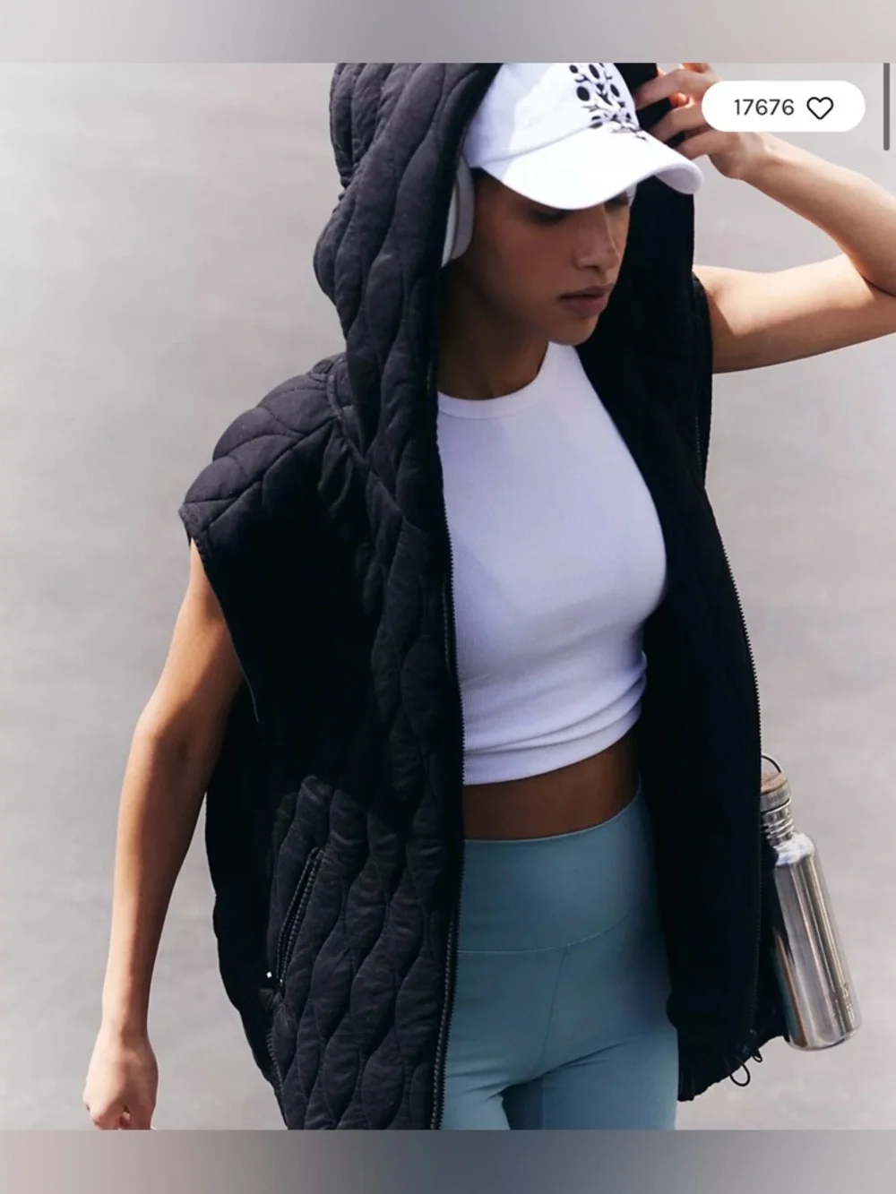 Free People Dream Big Quilted Vest - Picture 3 of 4